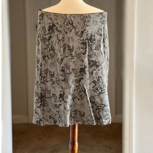 Ann Taylor Brocade Like Skirt Size 14